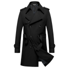 Manteau Long Élégant pour Homme au Style Britanique 7
