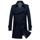 Manteau Long Élégant pour Homme au Style Britanique 8