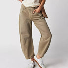 Pantalon Femme Évasé Confortable pour un Style Décontracté 0