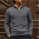 Pull Zip-Up Élégant et Confortable pour Hommes 0
