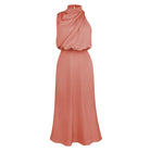 Robe Longue Femme Élégante au Col Haut pour un Style Chic 15