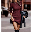 Robe Pull Mini Élégante pour Femmes au Style Polyvalent 0