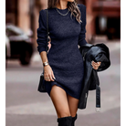 Robe Pull Mini Élégante pour Femmes au Style Polyvalent 1