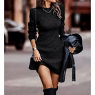 Robe Pull Mini Élégante pour Femmes au Style Polyvalent 5