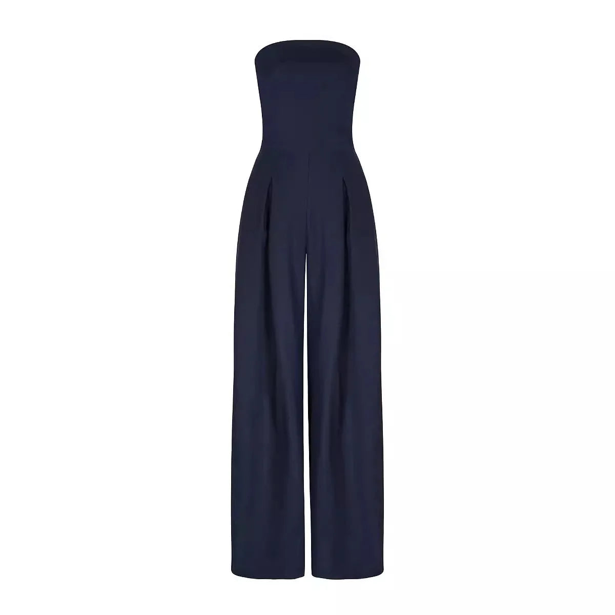 Combinaison Femme Chic Sans Bretelles au Style Élégant-6
