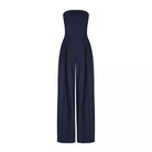 Combinaison Femme Chic Sans Bretelles au Style Élégant-6