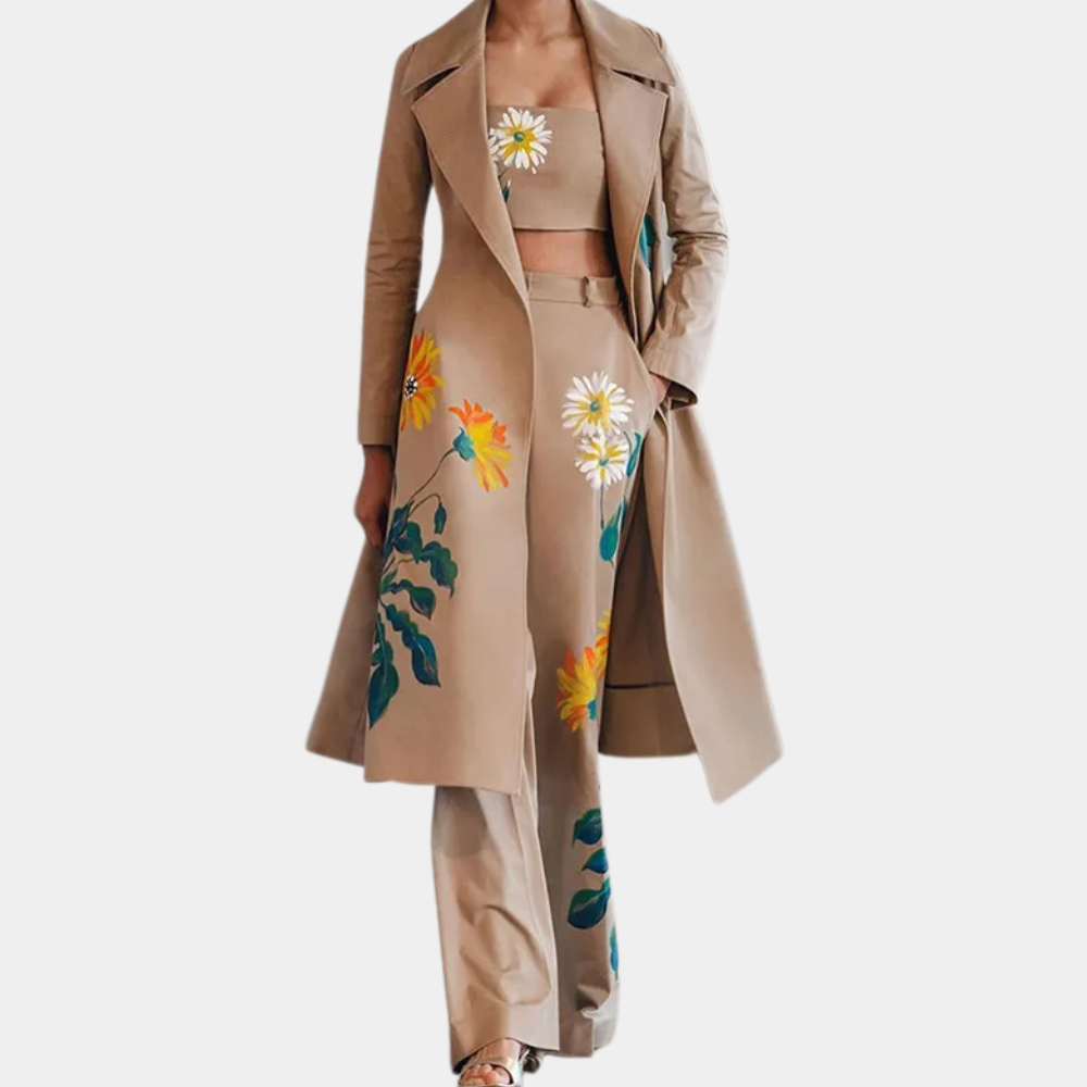 Variant image for Ensemble Tailleur Femme Élégant au Style Classique-1