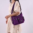 Sac Bandoulière Femme Moderne avec Compartiments Pratiques 3