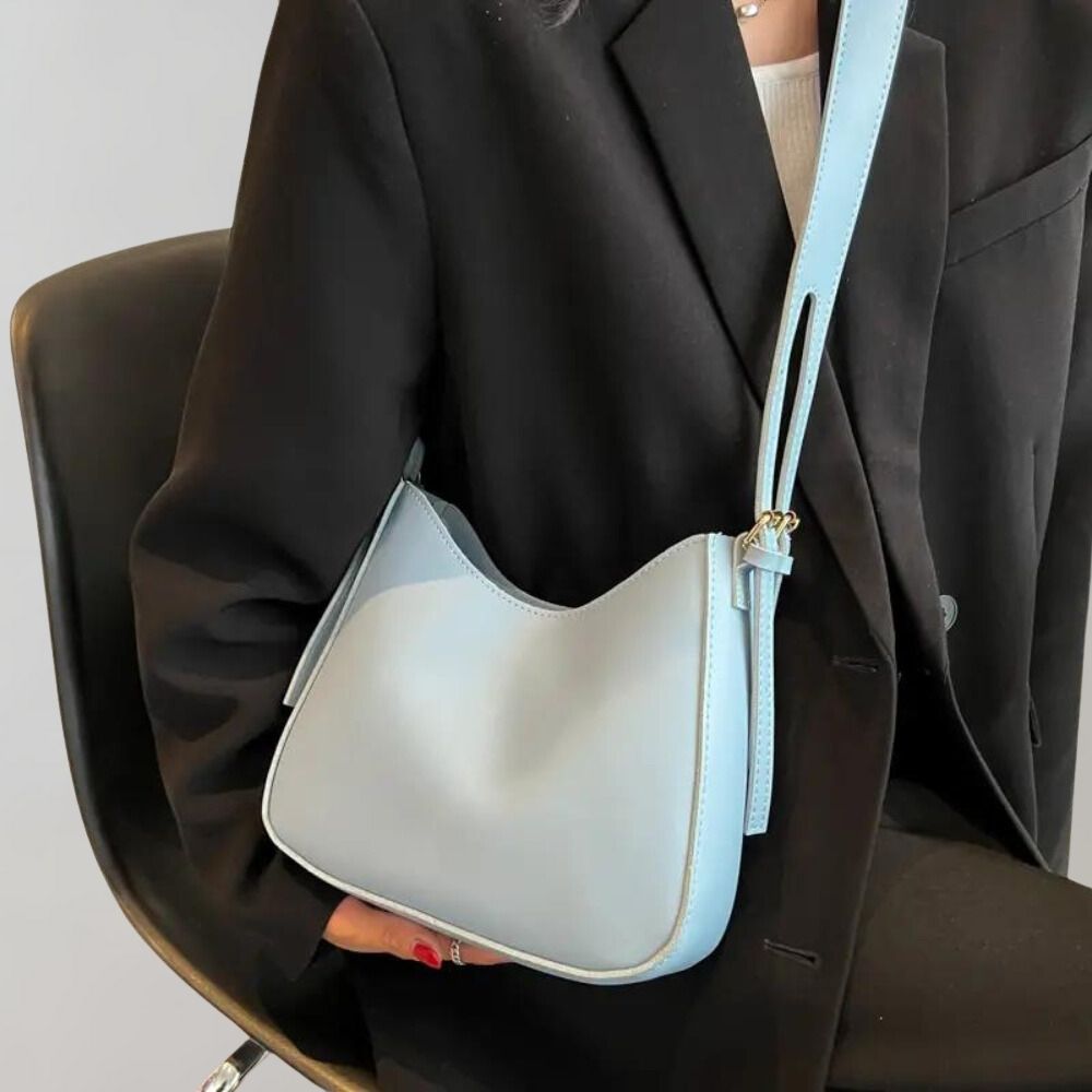 Sac à Bandoulière Femme en Cuir Vegan Minimaliste - Sac à Main Bandoulière Élégant et Pratique pour Quotidien 5