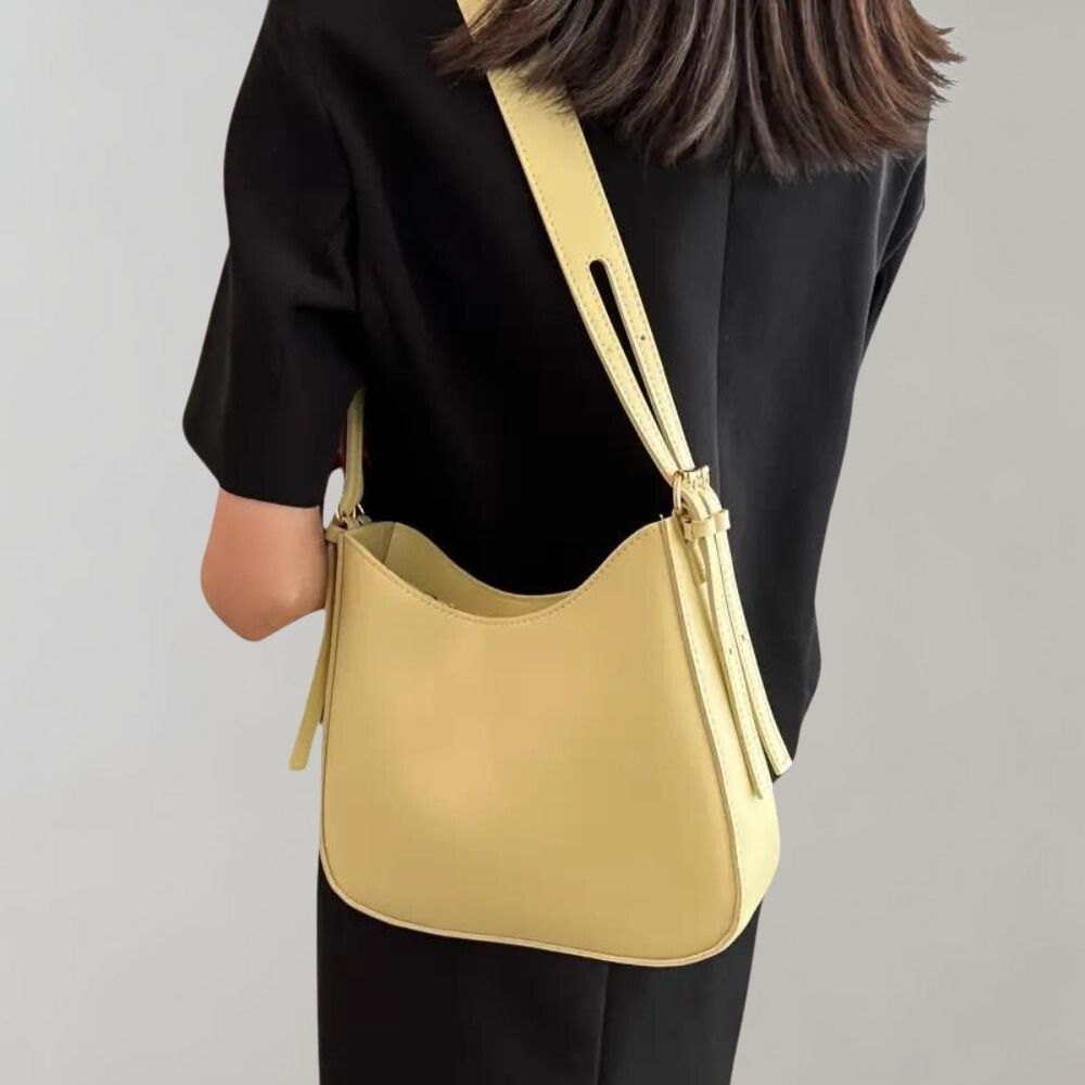 Sac à Bandoulière Femme en Cuir Vegan Minimaliste - Sac à Main Bandoulière Élégant et Pratique pour Quotidien 6