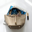 Sac à Main Femme en Cuir de Luxe avec Compartiments Organisés – Élégant et Pratique 14x18x19 cm 5