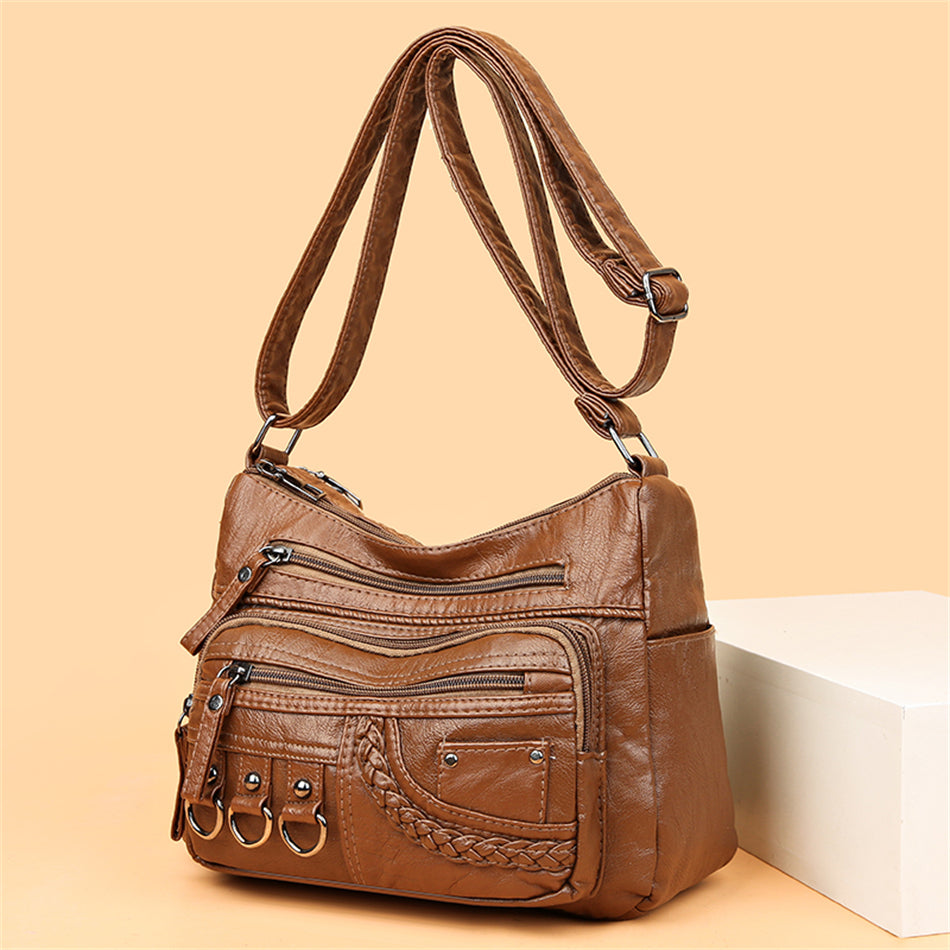 Sac à Main Vintage Élégant avec Intérieur Spacieux pour Femme 0