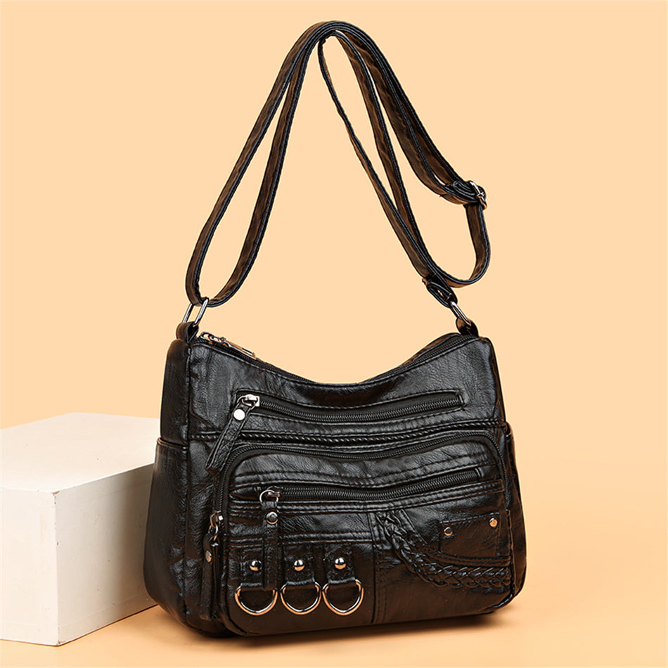 Sac à Main Vintage Élégant avec Intérieur Spacieux pour Femme 2