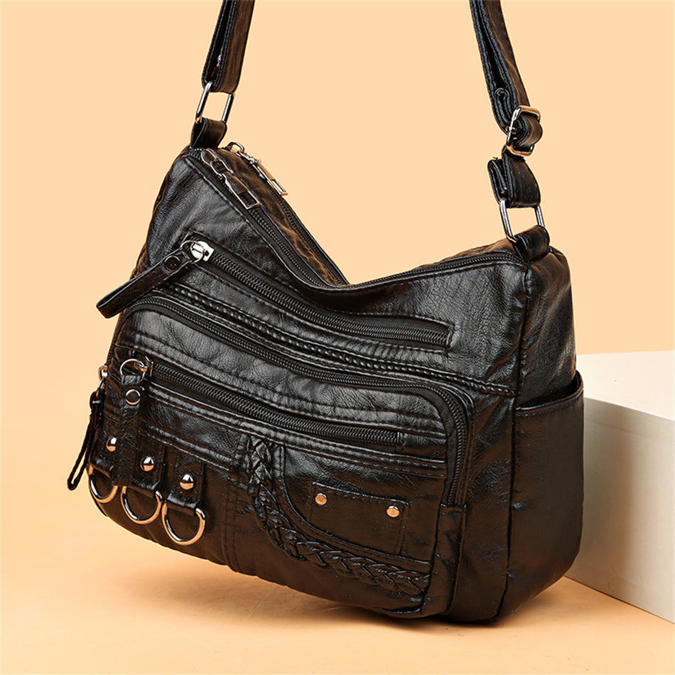 Sac à Main Vintage Élégant avec Intérieur Spacieux pour Femme 3