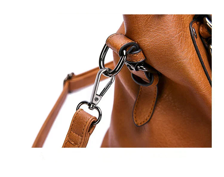 Sac à Main Vintage Femme Grande Capacité avec Bandoulière Réglable en Tissu Doux et Durable 5