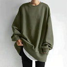 Sweat-shirt Détendu à Manches Longues pour Femmes au Style Moderne 1