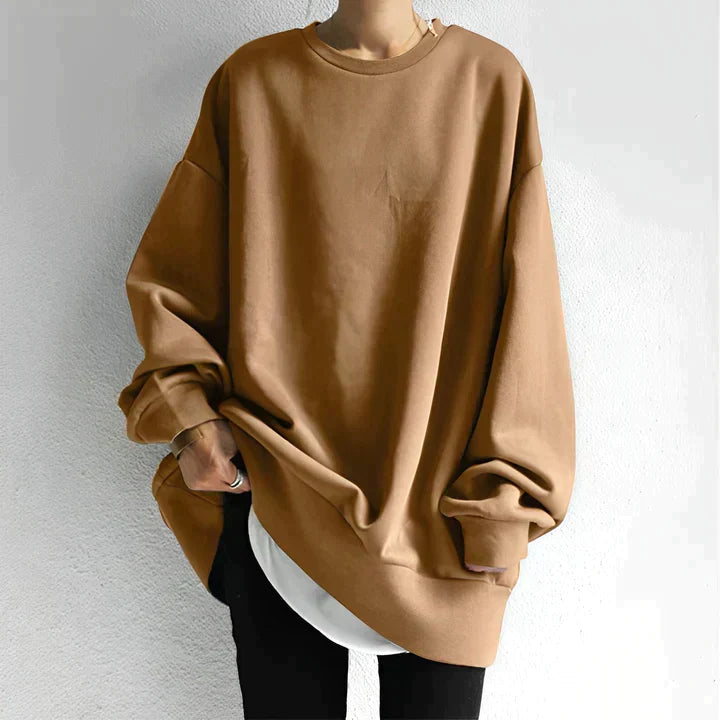 Sweat-shirt Détendu à Manches Longues pour Femmes au Style Moderne 2