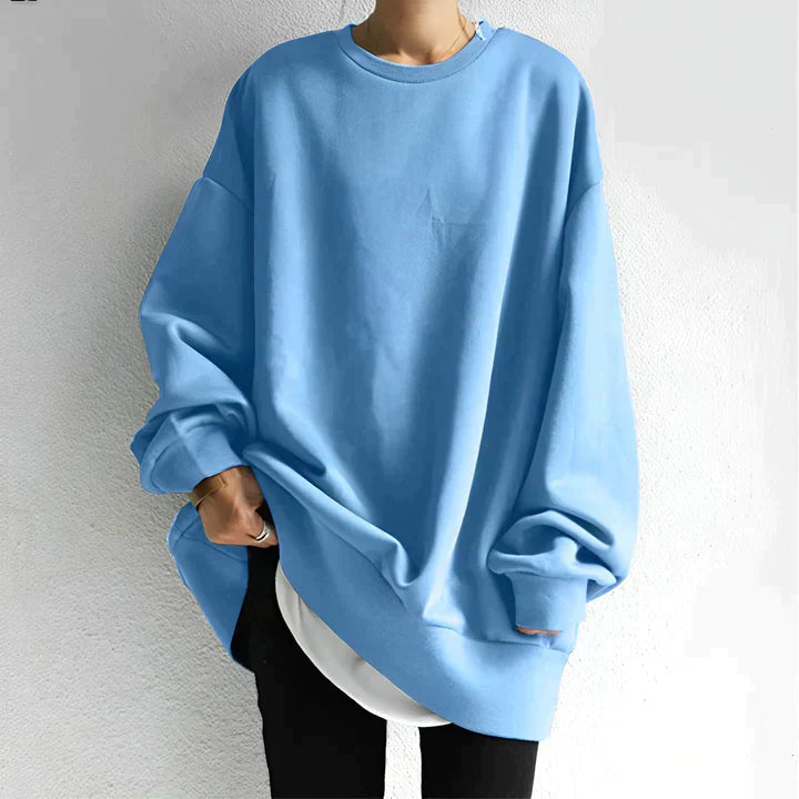 Sweat-shirt Détendu à Manches Longues pour Femmes au Style Moderne 3