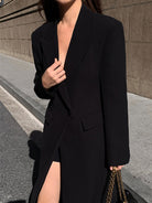 Trench Long Femme Élégant au Style Intemporel 3