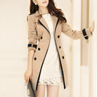 Trenchcoat Femme Long Élégant en Tissu de Qualité avec Ceinture – Style Classique et Polyvalent 2