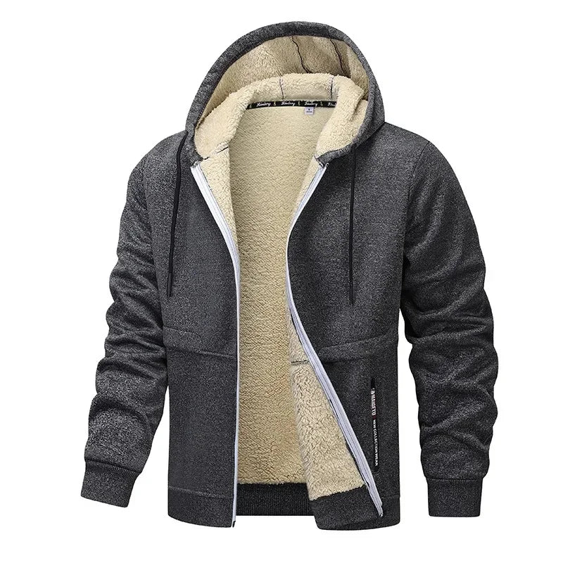Veste Décontractée en Fleece pour Hommes avec Coupe Lâche et Confort Optimal 0