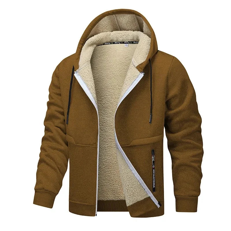Veste Décontractée en Fleece pour Hommes avec Coupe Lâche et Confort Optimal 1