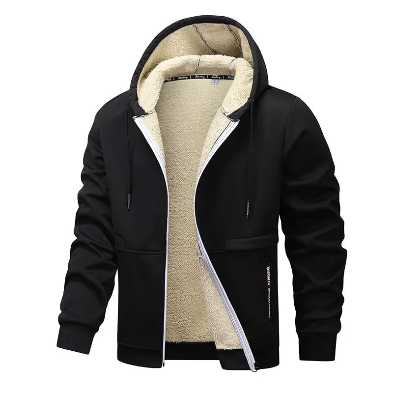 Veste Décontractée en Fleece pour Hommes avec Coupe Lâche et Confort Optimal 3