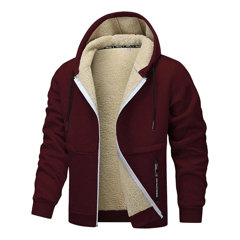 Veste Décontractée en Fleece pour Hommes avec Coupe Lâche et Confort Optimal 4
