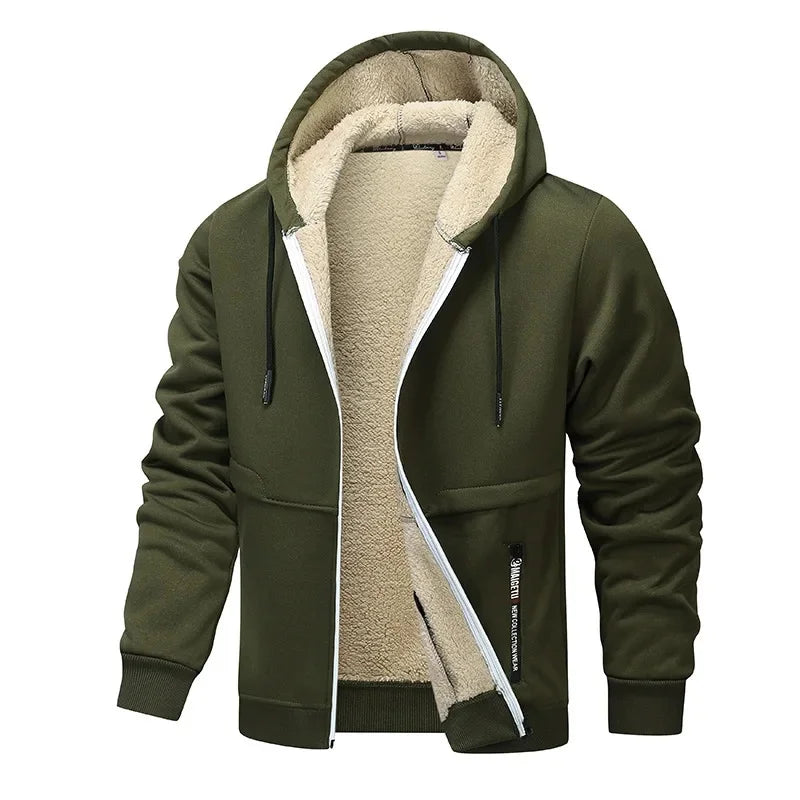 Veste Décontractée en Fleece pour Hommes avec Coupe Lâche et Confort Optimal 5