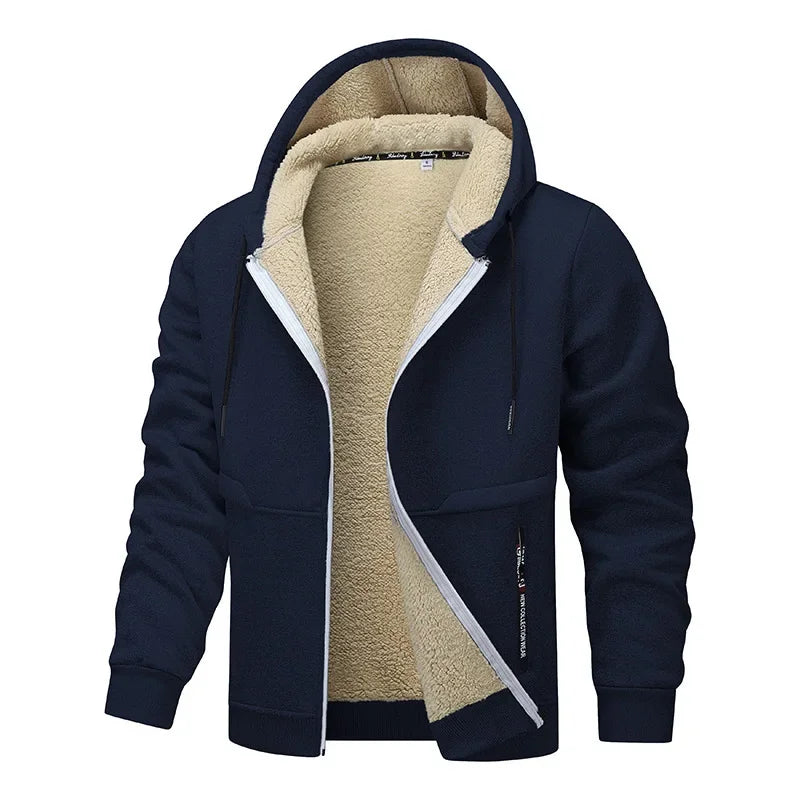 Veste Décontractée en Fleece pour Hommes avec Coupe Lâche et Confort Optimal 6