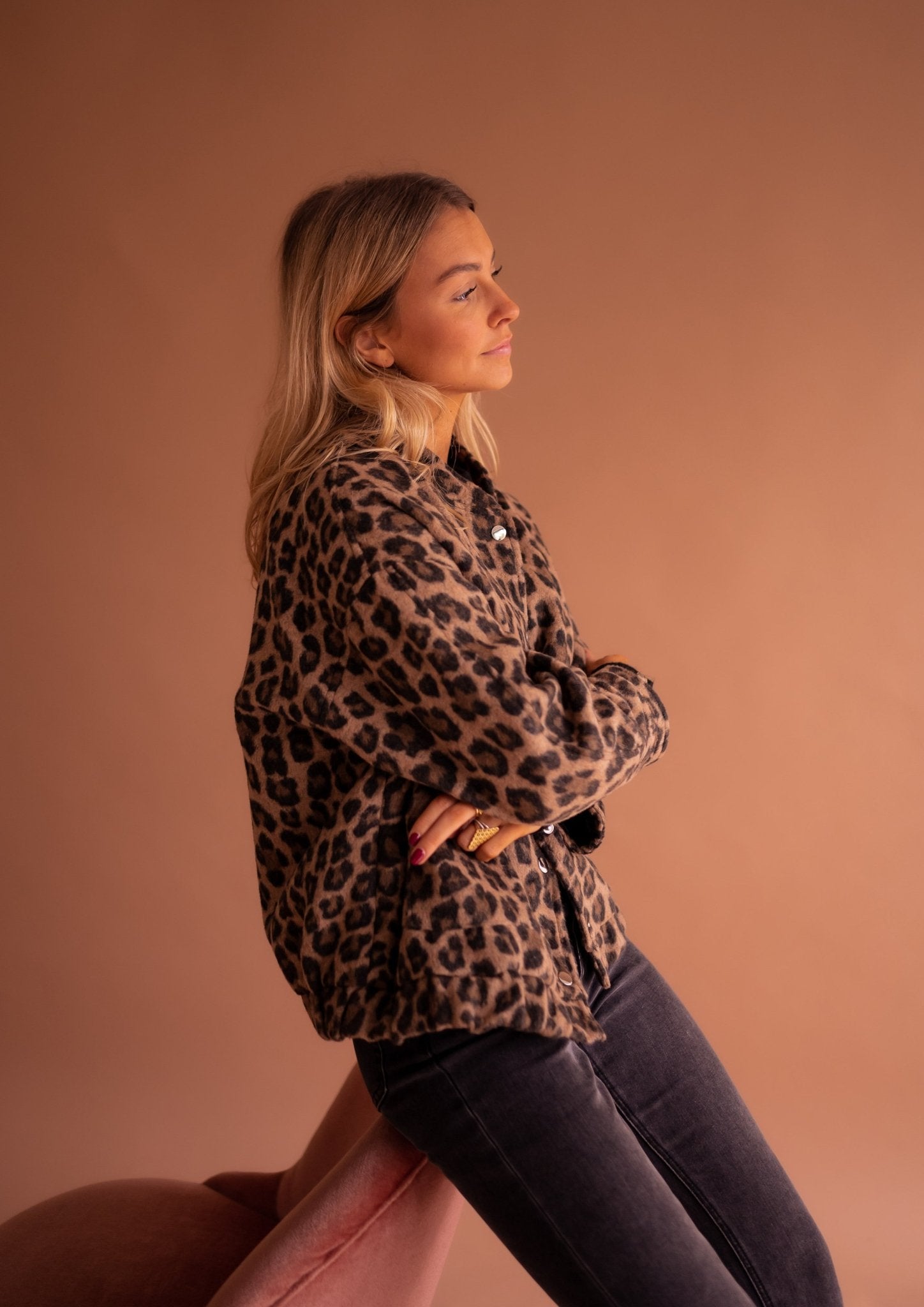 Veste Femme Bomber – Imprimé Léopard Tendance et Confortable Pour un Style Audacieux en Mi-Saison 5