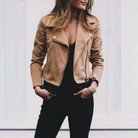 Veste Femme Élégante avec Col Montant pour un Look Chic 0