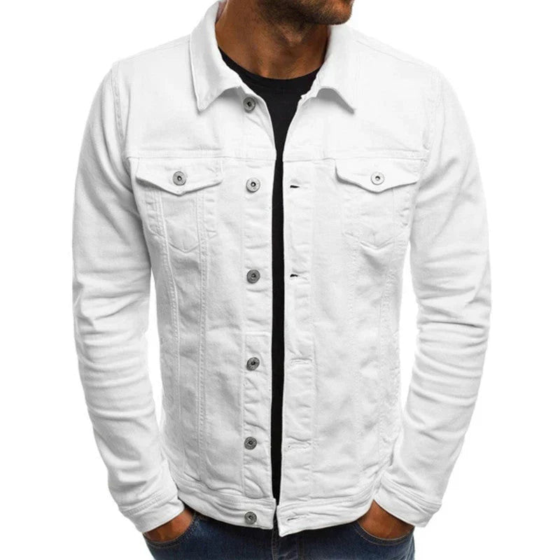 Veste Homme Boutonnée Élégante avec Poches Pratiques pour un Style Quotidien 2