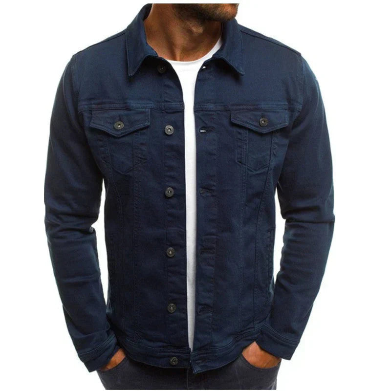 Veste Homme Boutonnée Élégante avec Poches Pratiques pour un Style Quotidien 4