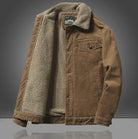 Veste Homme Vintage Boutonnée avec Isolation Confortable et Élégante 3