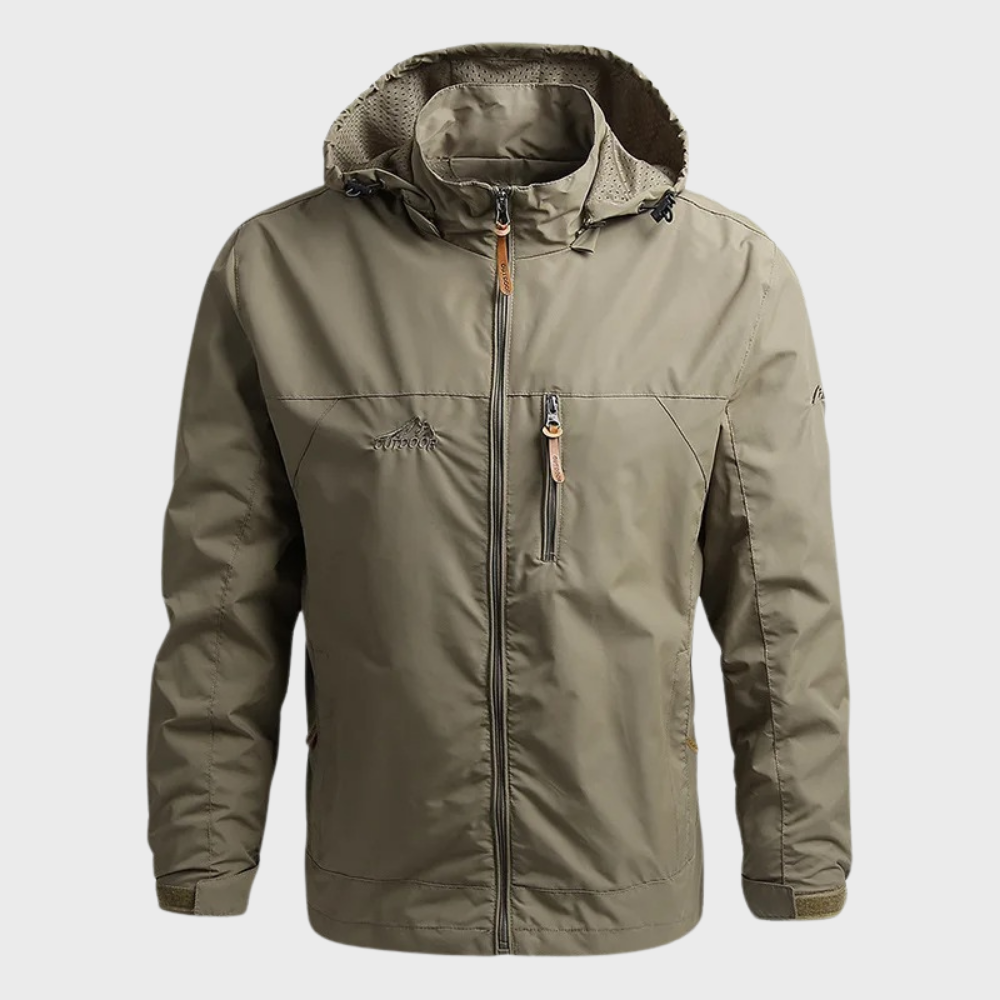 Veste Imperméable Élégante pour Hommes avec Capuche et Confort Optimal 1