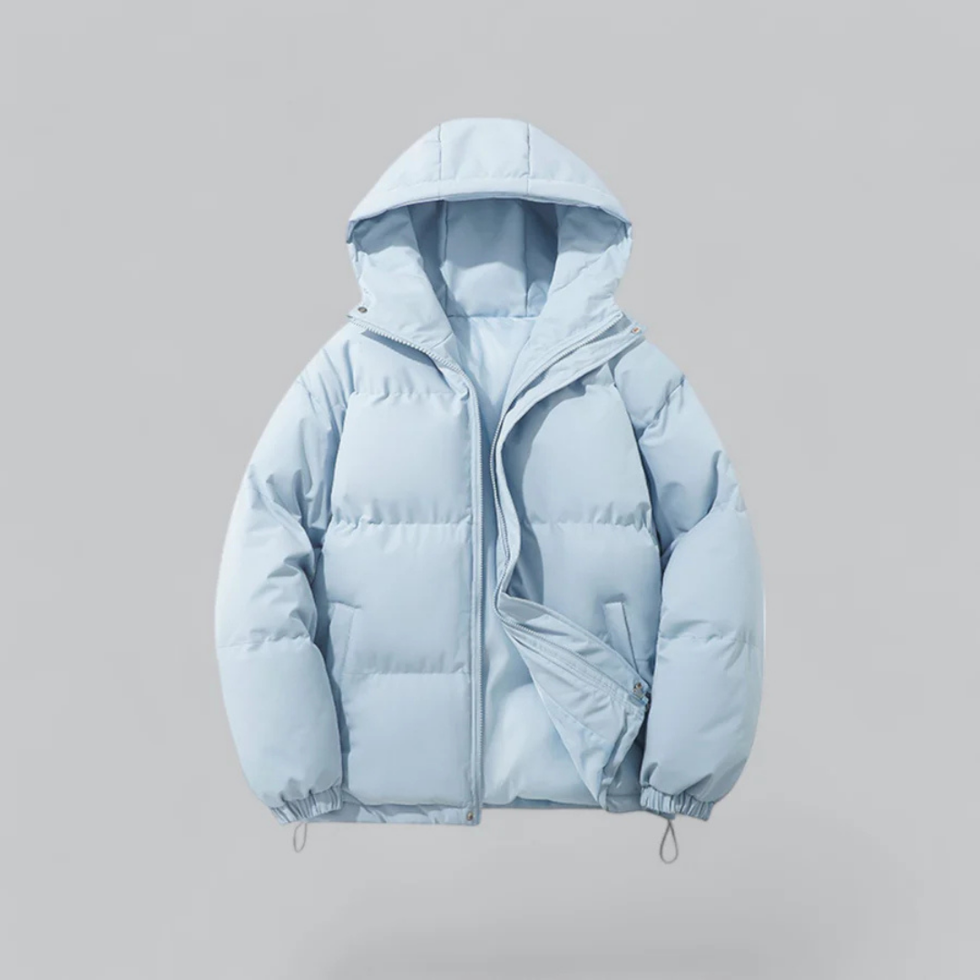 Veste Isolante Classique avec Capuche pour Hommes - Confort Optimal pour l'Hiver 7