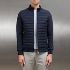 Veste Matelassée Décontractée pour Hommes avec Col Montant et Ajustement Confortable 1