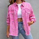 Veste en Jean Déchirée pour Femmes au Style Moderne et Confort Optimal 0