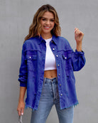 Veste en Jean Déchirée pour Femmes au Style Moderne et Confort Optimal 10