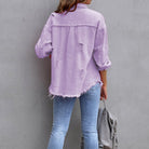 Veste en Jean Déchirée pour Femmes au Style Moderne et Confort Optimal 4