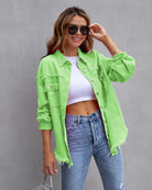 Veste en Jean Déchirée pour Femmes au Style Moderne et Confort Optimal 7