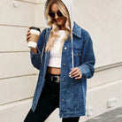 Veste en Jean Élégante pour Femmes avec Fermeture à Boutons pour Soirées 11