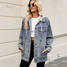 Veste en Jean Élégante pour Femmes avec Fermeture à Boutons pour Soirées 4