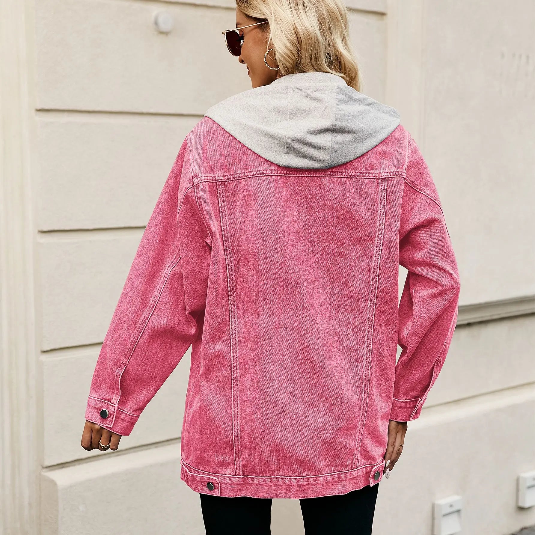 Veste en Jean Élégante pour Femmes avec Fermeture à Boutons pour Soirées 8