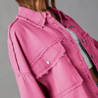 Veste en Jean Femme Larges au Style Énergique et Confortable pour Toutes Occasions 2