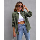 Veste en Jean Femme Larges au Style Énergique et Confortable pour Toutes Occasions 6