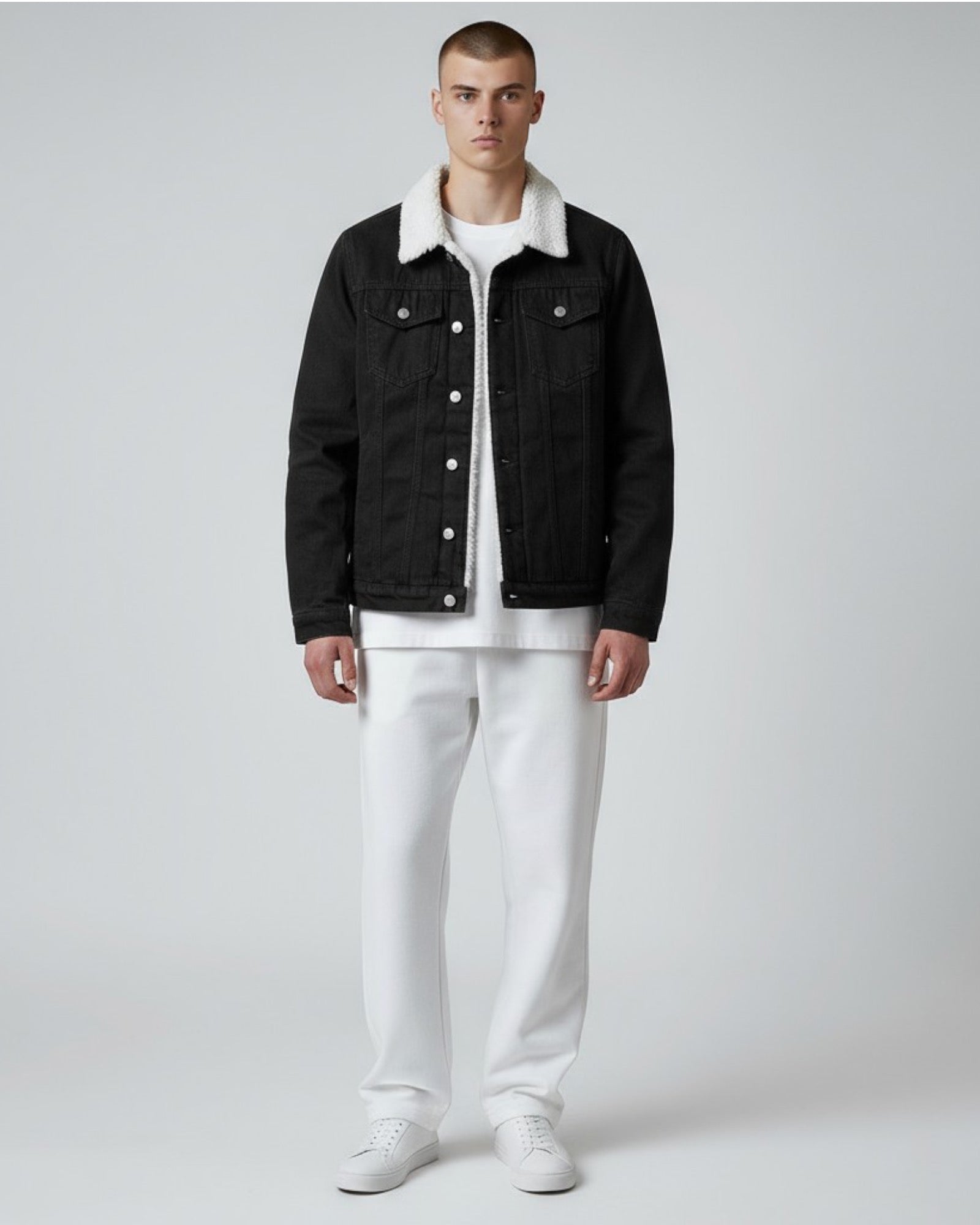 Veste en Jean Homme – Doublure Polaire pour Chaleur et Confort en Hiver 4