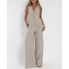 Ensemble Femme Rose Élégant et Confortable-2