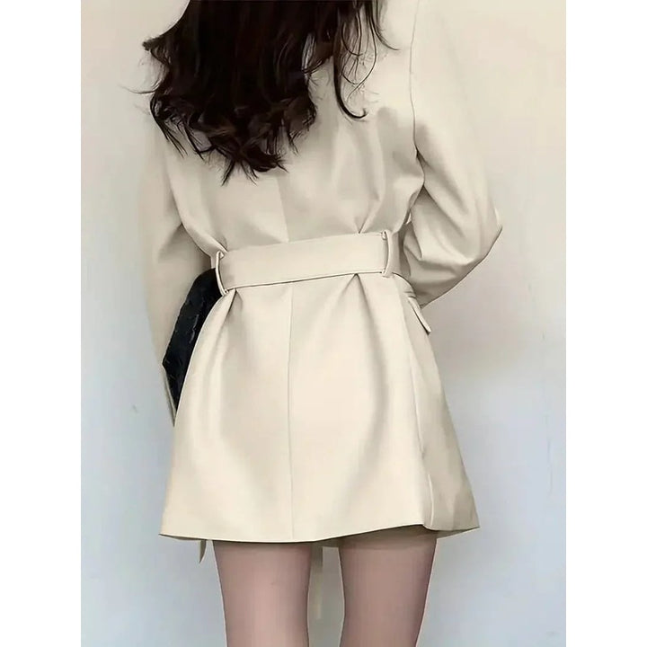Blazer Robe Femme - Coupe ajustée avec ceinture